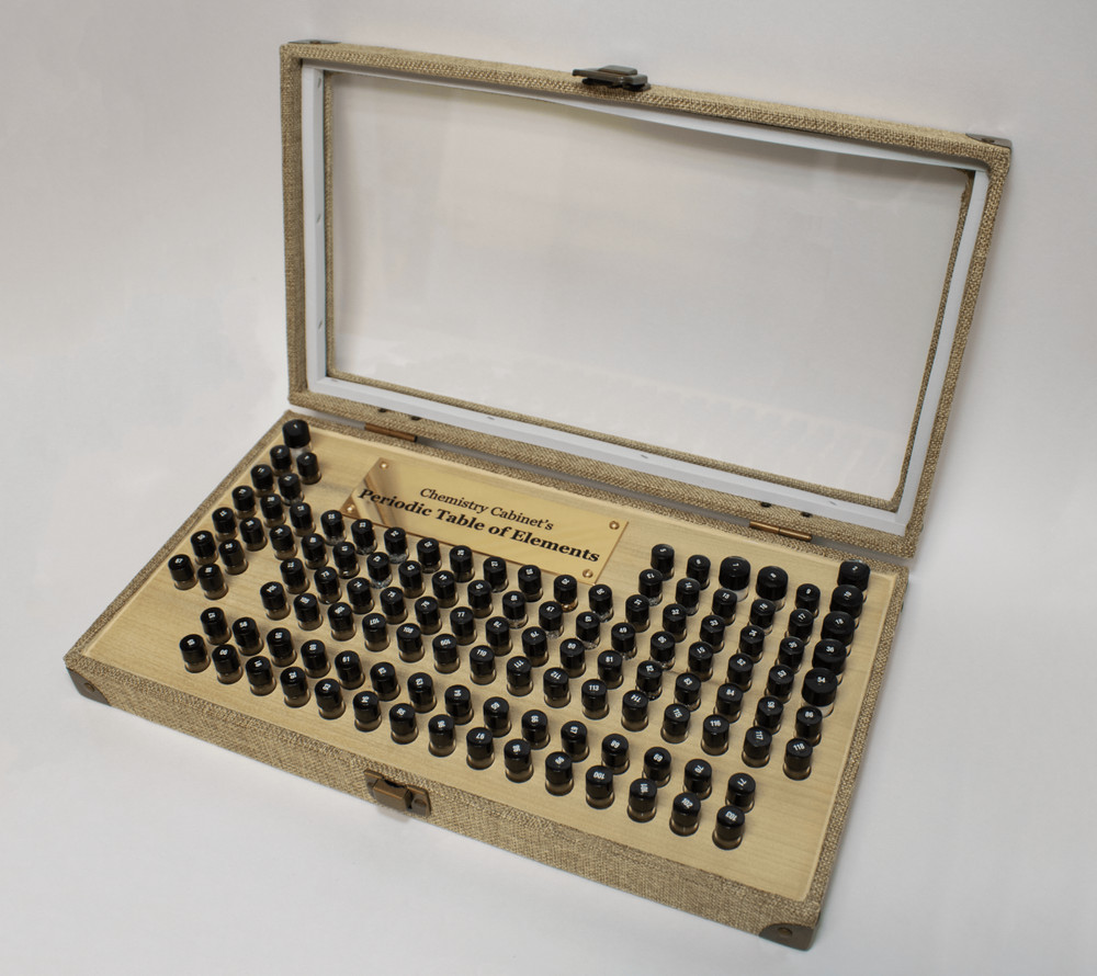 Periodic Table Of Elements with Real Elements! Interactive Chemistry Set