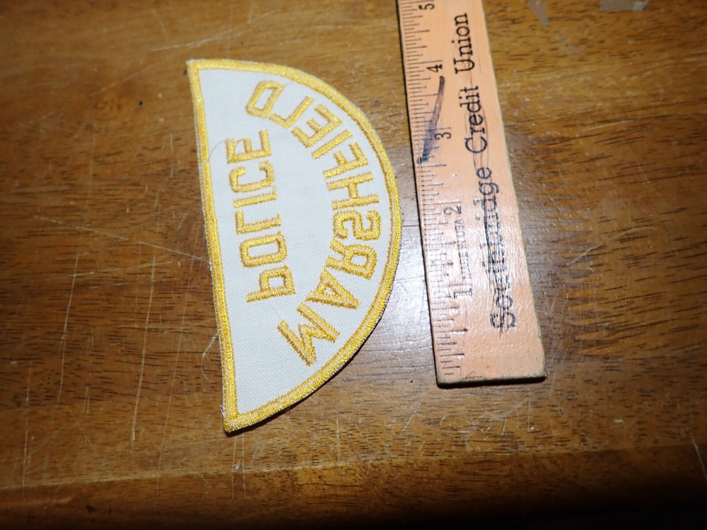 MARSHFIELD MASSACHUSETTS EARLY OBSOLETE VEST PATCH BX 14#6