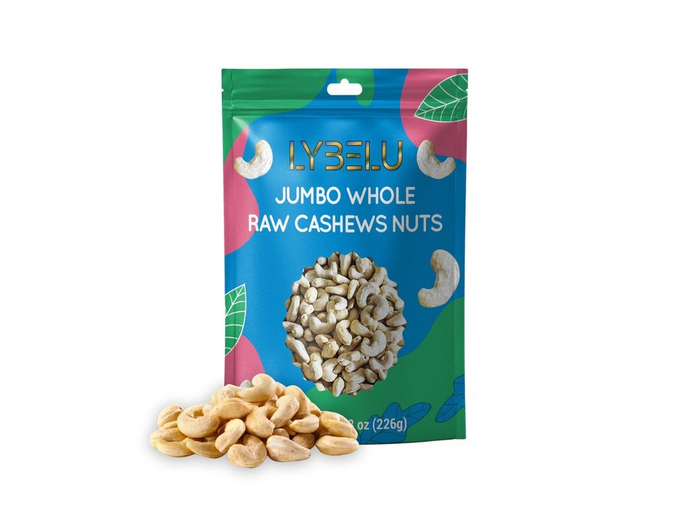 Jumbo Whole Raw Cashews Nuts – 8oz