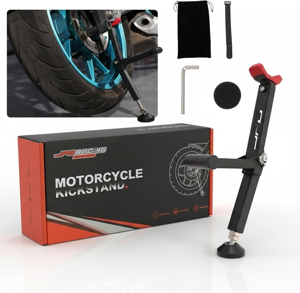 Foldable Universal Motorcycle Lift Stand - Effortless Support for Every Ride
