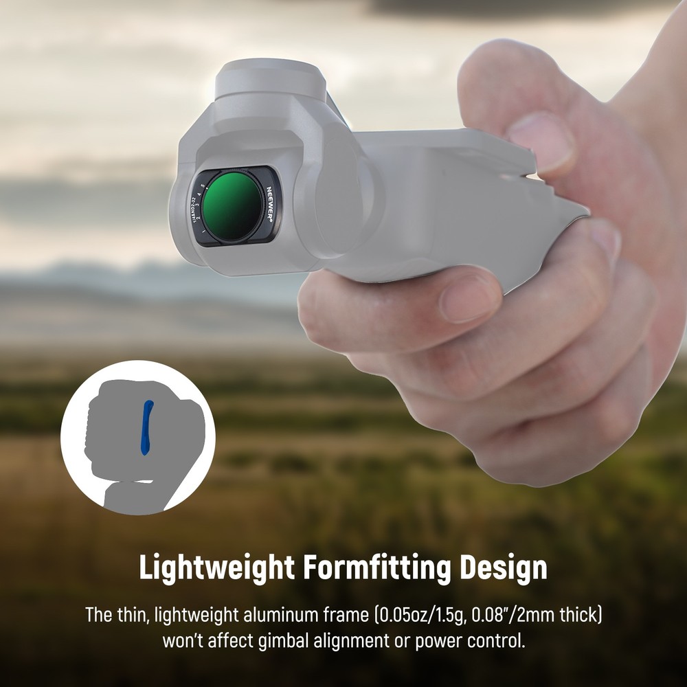 NEEWER FL-83D Variable ND & Diffusion Filter for DJI Pocket 3