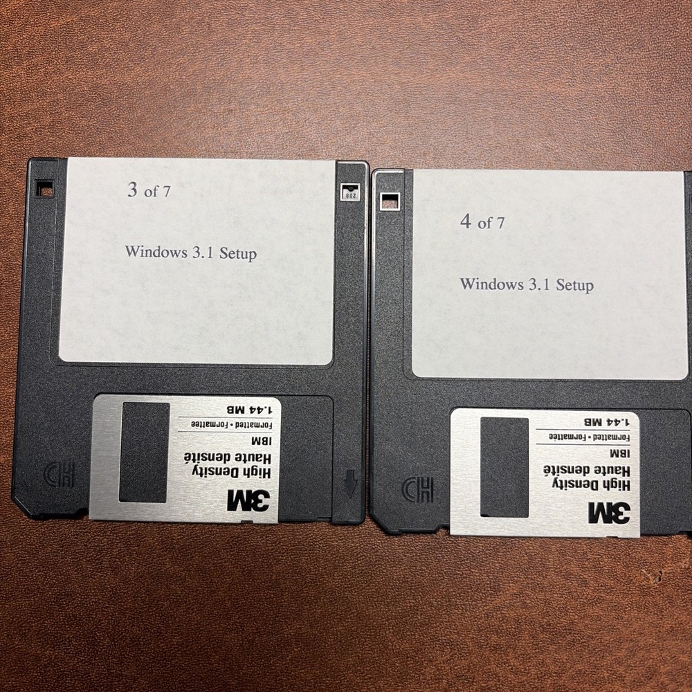 Windows 3.1 Setup Discs