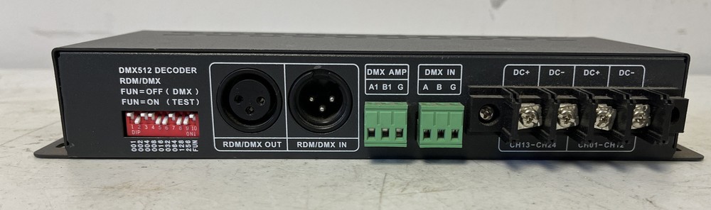 DMX512 Ltech DMX Decoder Used. Fully Functional.