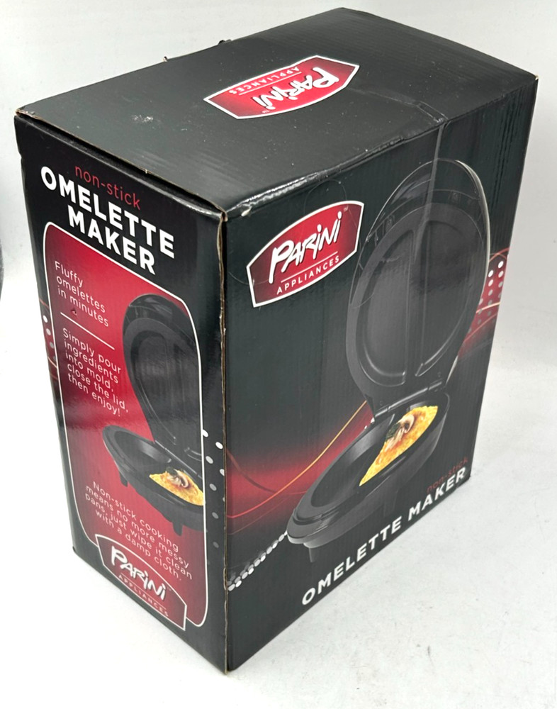 Parini Non-Stick Omelette Maker - Black