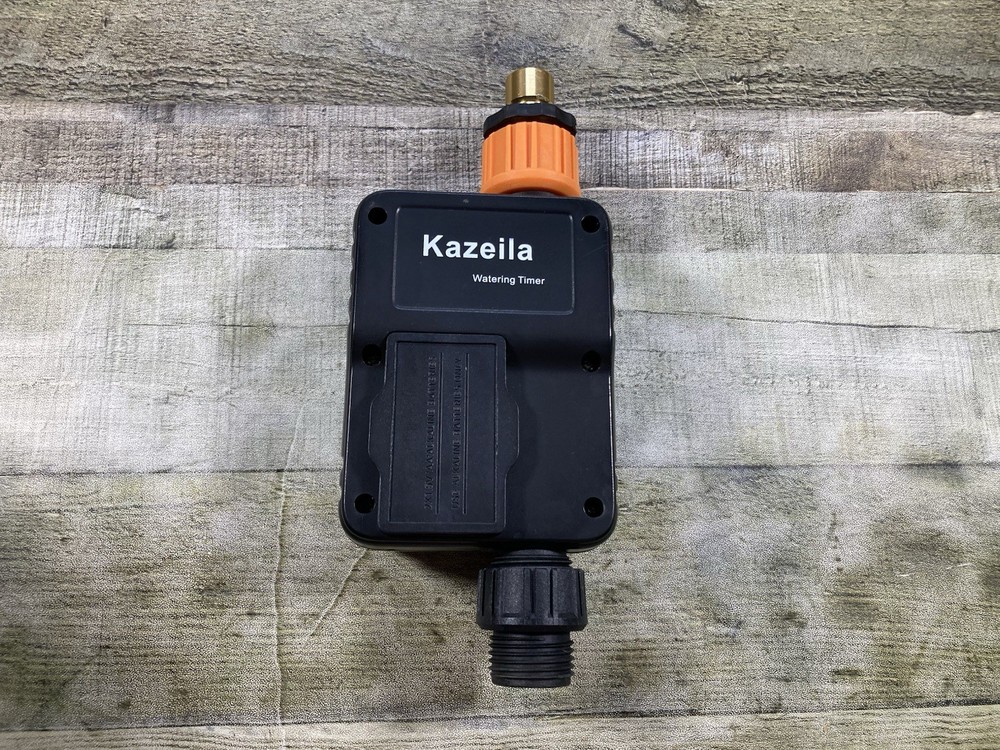 Kazeila Automatic Water Timer Programmable Irrigation LCD Display Black New