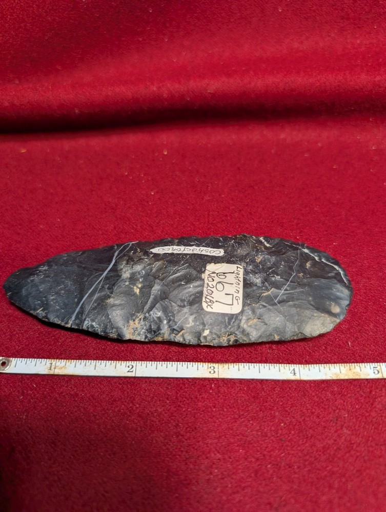 Coshocton Spearpoint  Blade Lightning Bolts