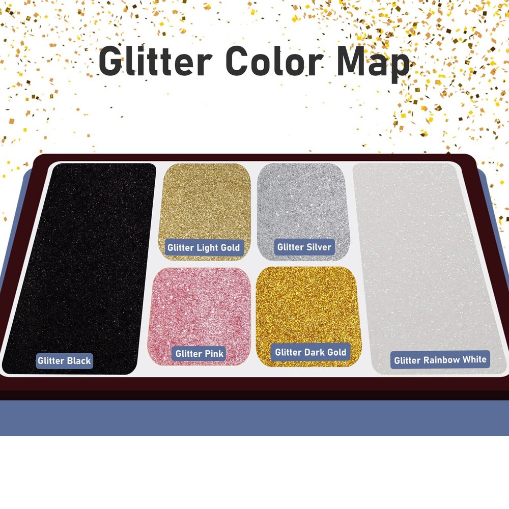 Glitter HTV 20FT Roll Pink