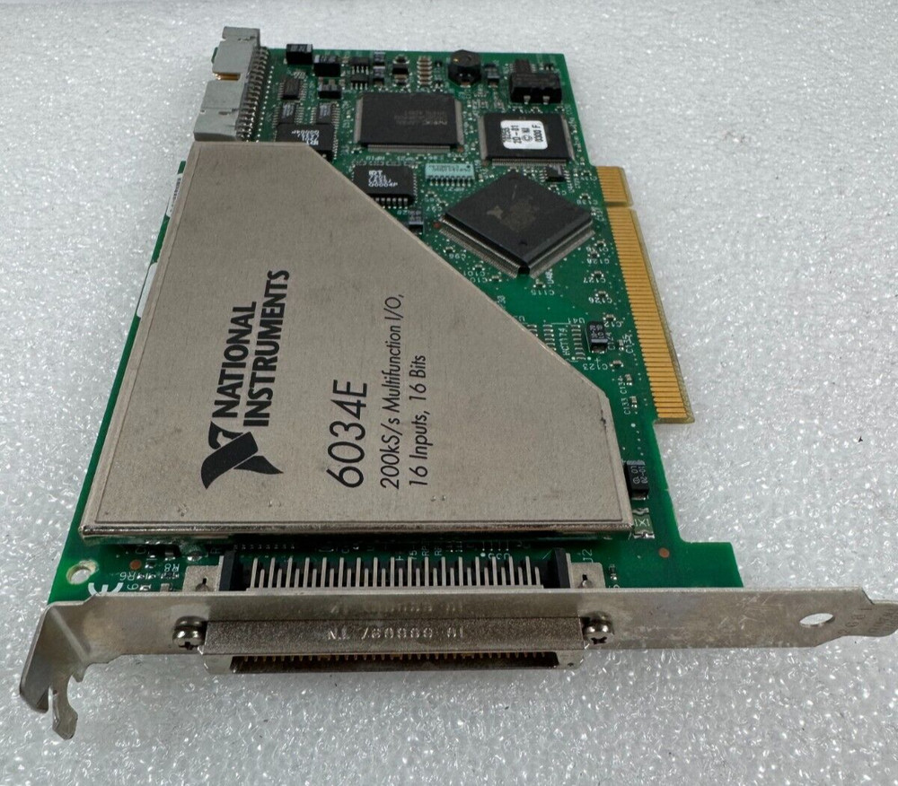 National Instruments 6034E 200kS/s Multifunction I/O 16 inputs 16 Bits
