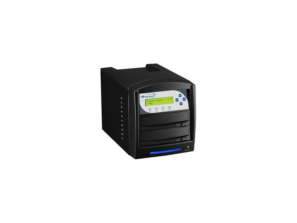 VINPOWER Black 1 to 1 64M Buffer Memory SharkCopier DVD/CD Tower Duplicator Mode