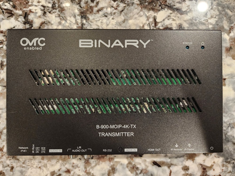 Binary 4K Media over IP MOIP Transmitter (B-900-MOIP-4K-TX)