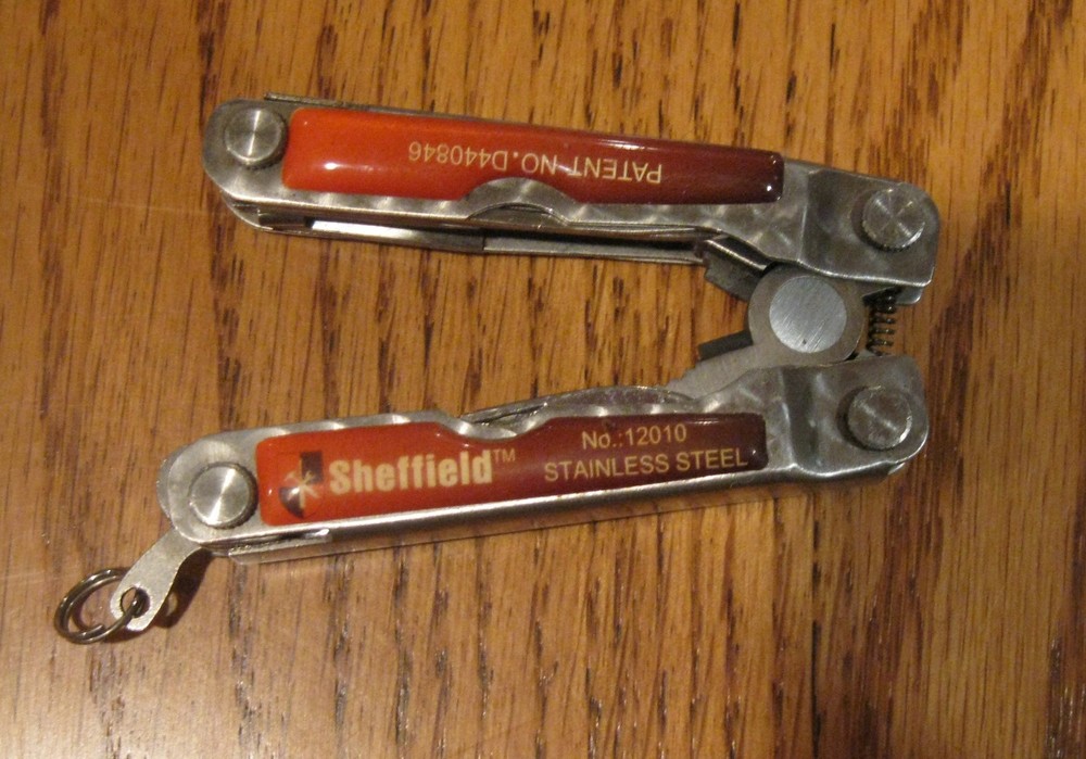 SHEFFIELD NO. 1210  POCKET SIZE  9  MULTI TOOL