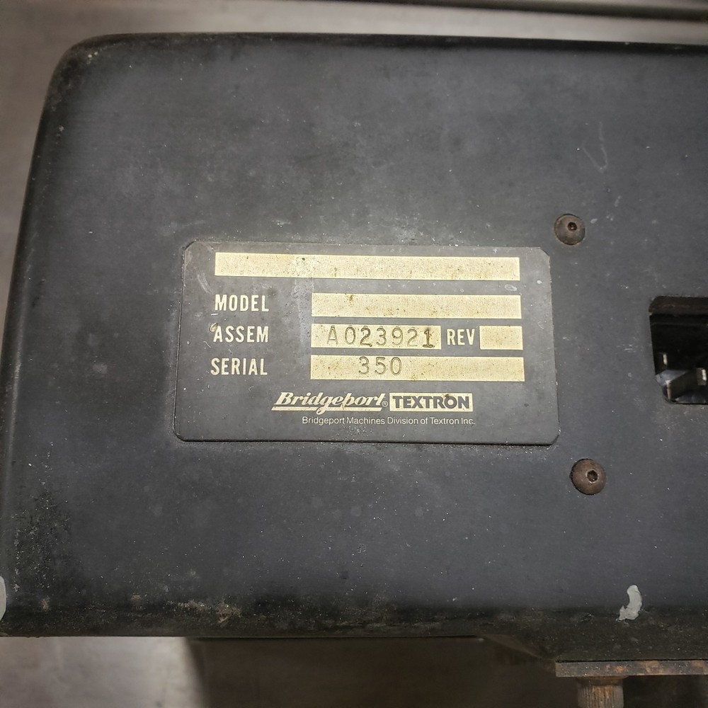 DRO For Bridgeport Milling Machine Computer Bridgeport Textron