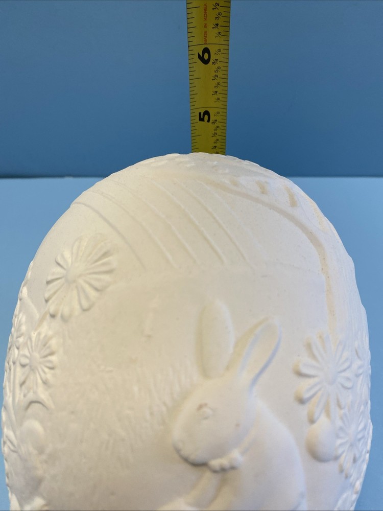 Ceramic Bisque 7” Easter Egg Box With Beautiful Detail Ready To Paint For Easter
