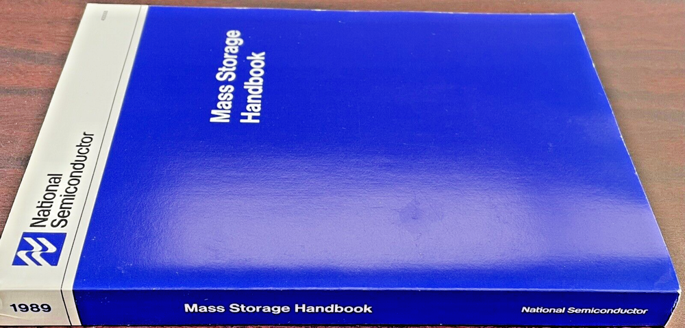 NATIONAL SEMICONDUCTOR 1989 Mass Storage Handbook, NICE