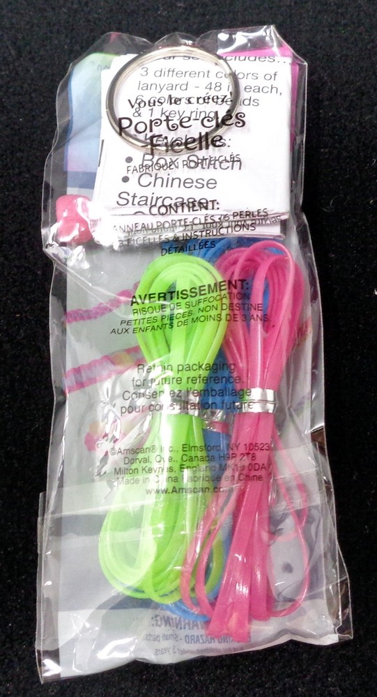 1+ Lbs. Plastic String + Accessories Lanyards Making Kit