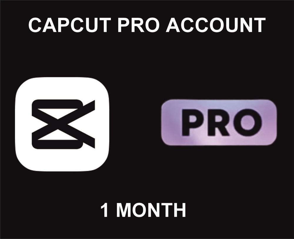 CapCut Pro Account, 1 Month, Time Package