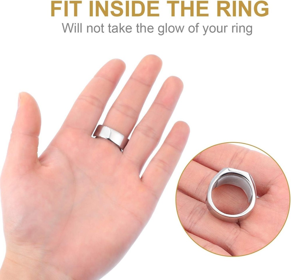 Kit de 5 hojas para ajustar anillos - 85 piezas, protector invisible
