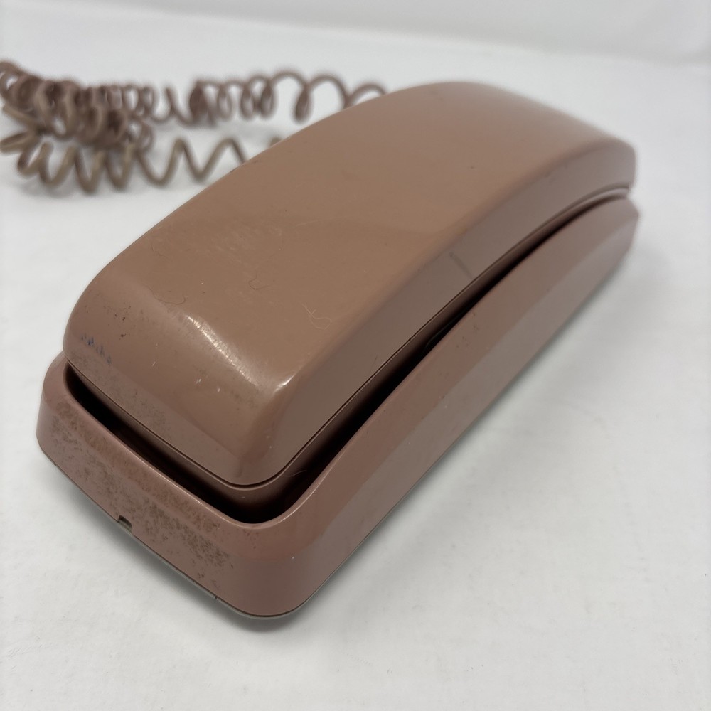 Vintage General Electric Blush Pink Push Button Wall Phone Untested