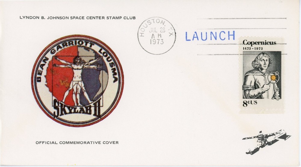US 1488 Set Skylab II Bean Garriott Lousma Launch & Splashdown Space Covers