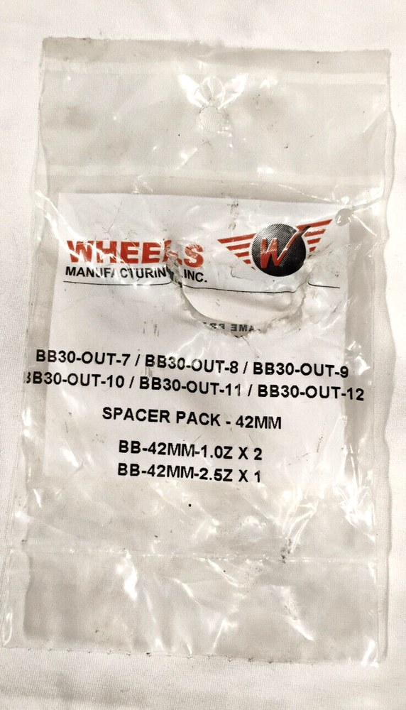 Wheels Mfg BB30 to SRAM BB w/ Angular Contact Bearings Red Cups