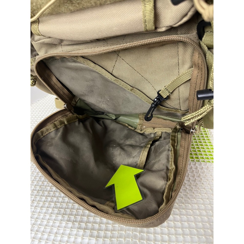 Smith & Wesson Tactical Sling Bag Tan MOLLE Range Backpack Single Strap