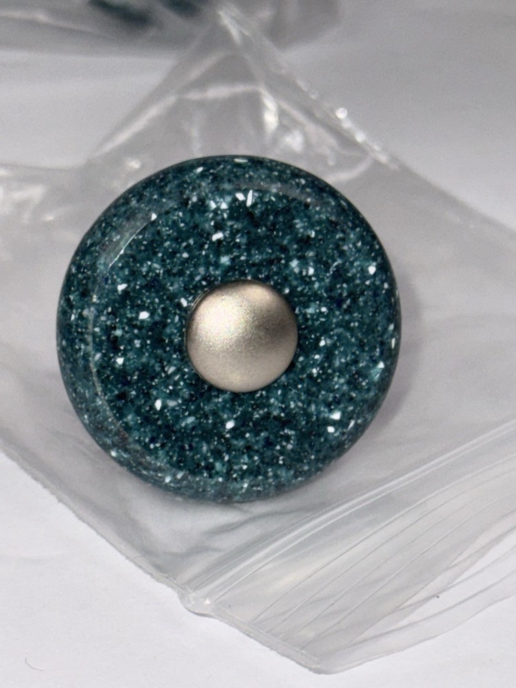 Set of 5 various Drawer Pulls - Blue/Green - New