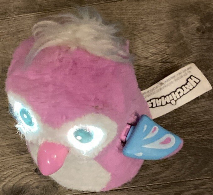Hatchimals Interactive Penguala Penguin, Pink/White Spin Master Tested Works EUC