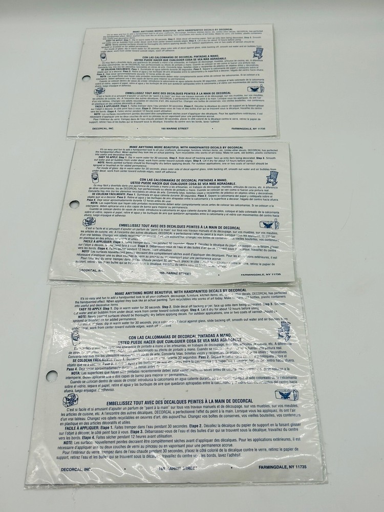 Vintage Cherub Decals.