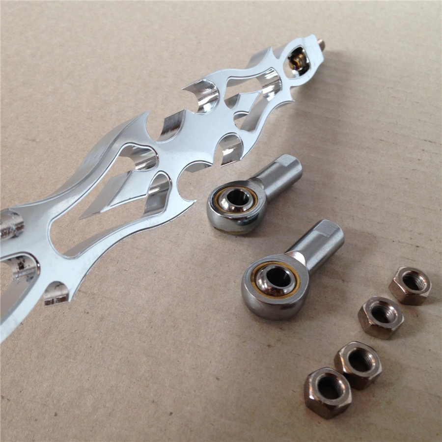 Chrome Spear Shift Linkage For Harley Softail Fxdwg Dyna Wide Glide Flhr Flht