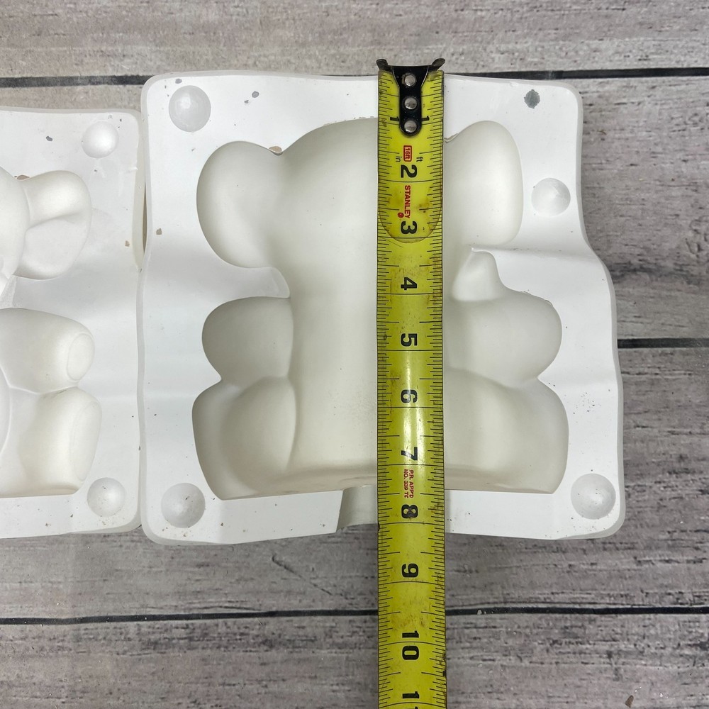 Unbranded Ceramic Casting Mold Teddy Bear #R-776