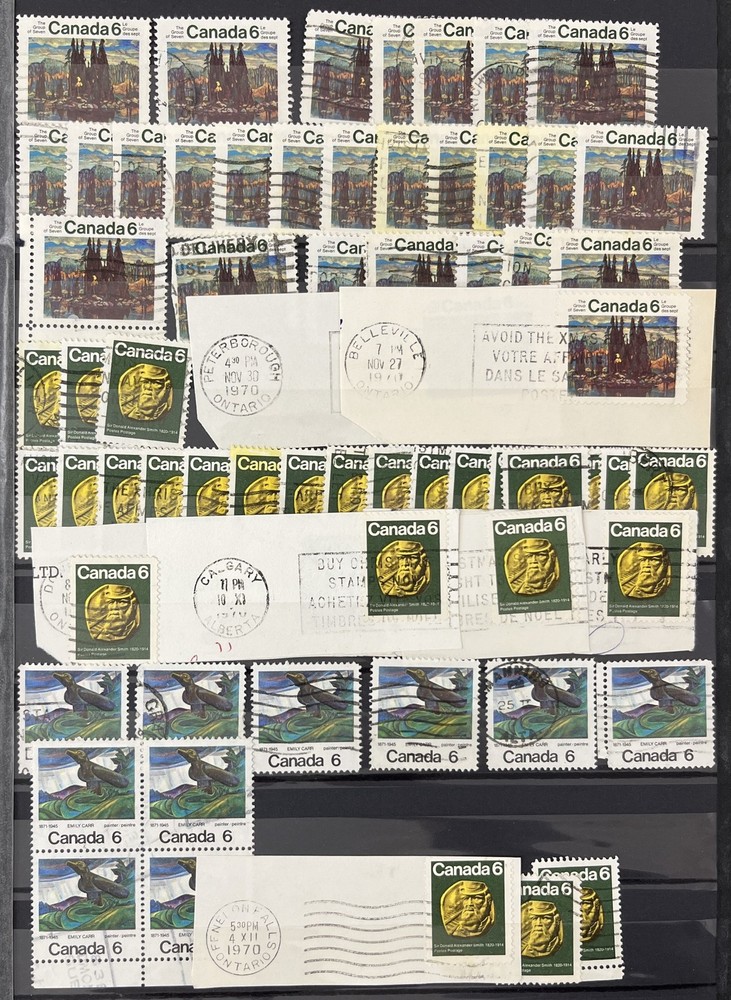 Canada Mid Period Mixture Used(Many 100s) DA1425