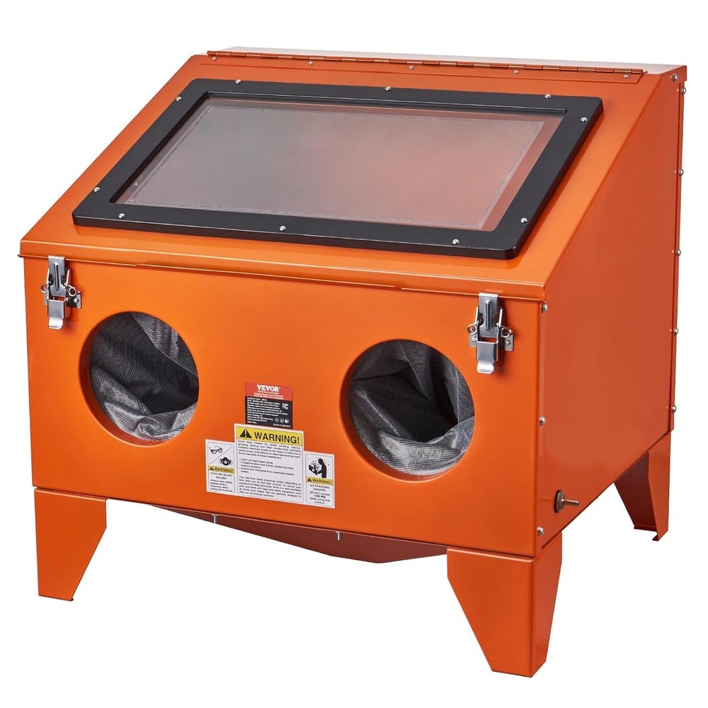 40 Gallon Portable Benchtop Sandblasting Cabinet for DIY Projects & Rust Removal