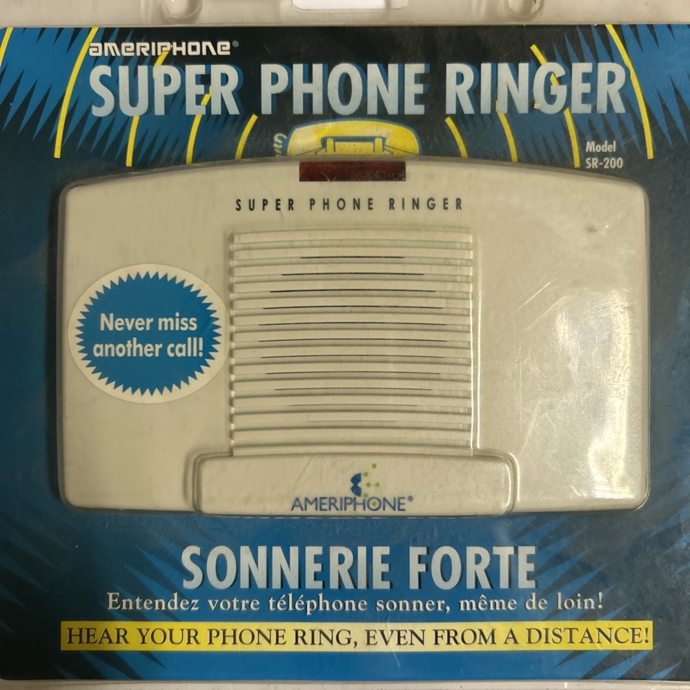 NEW Super Phone Ringer Amplifier Ameriphone SR-200