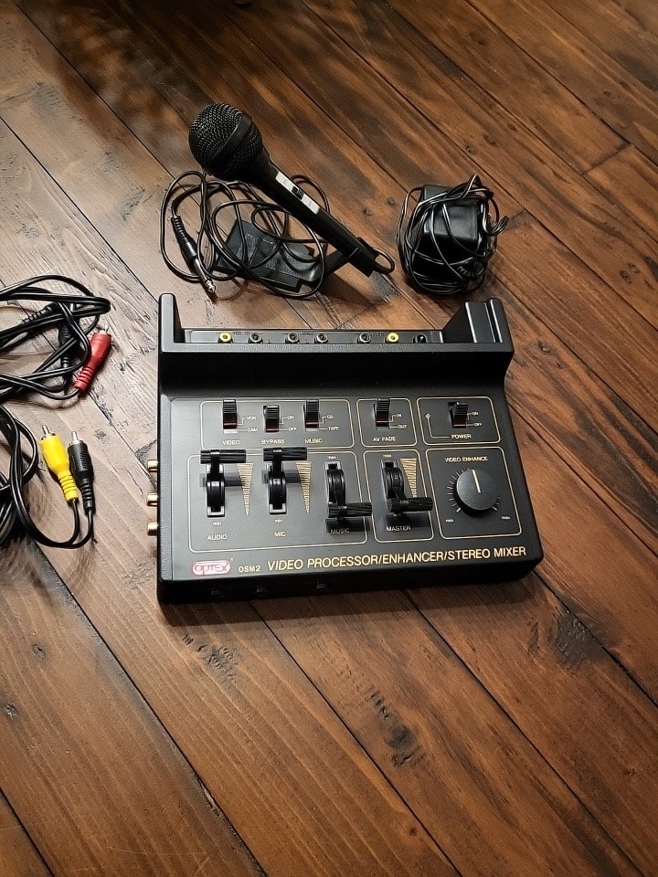 Vintage OPTEX OSM2 Video Processor Enhancer Fully Functional