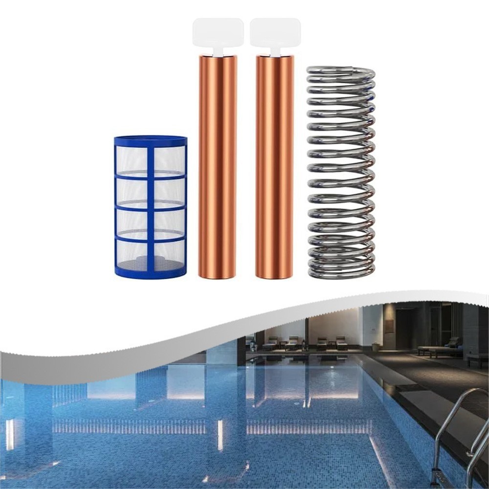 Complete Replacement Kit Copper Anodes for Solar Pool Ionizer with Accessories