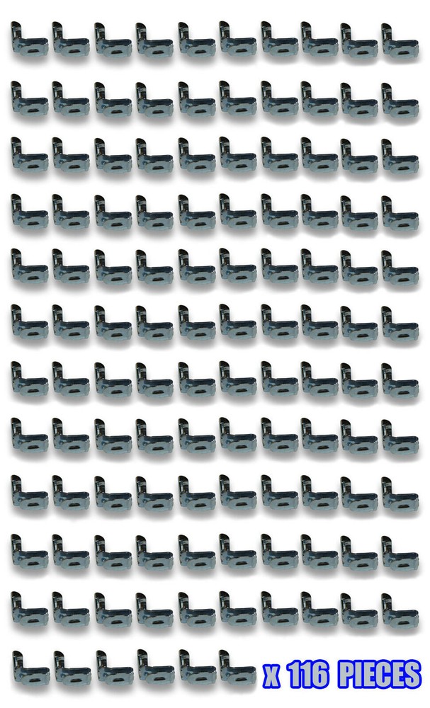 VW TYPE 2 BAYWINDOW BUS GERMAN DOOR PANEL CLIP SET 116 PIECES