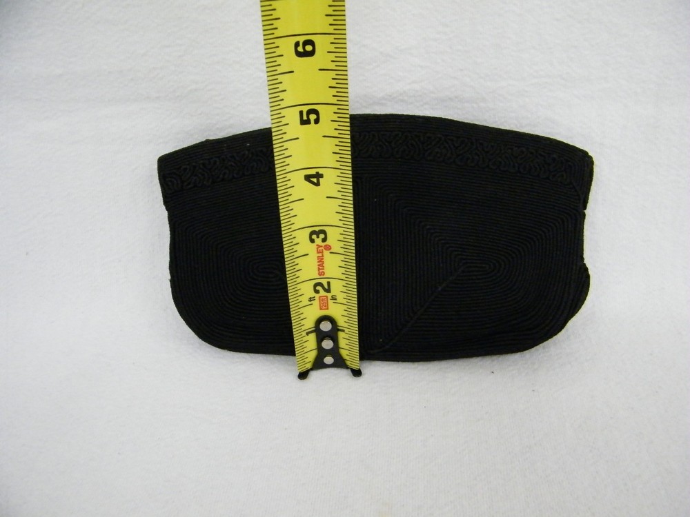 Vintage Black Evening Dinner Clutch