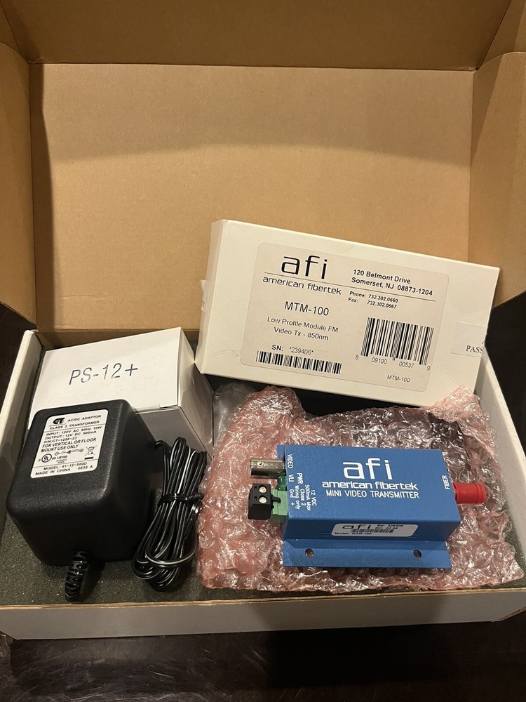 AFI FM Video Transceiver MTM-100 And Receiver MRM-100