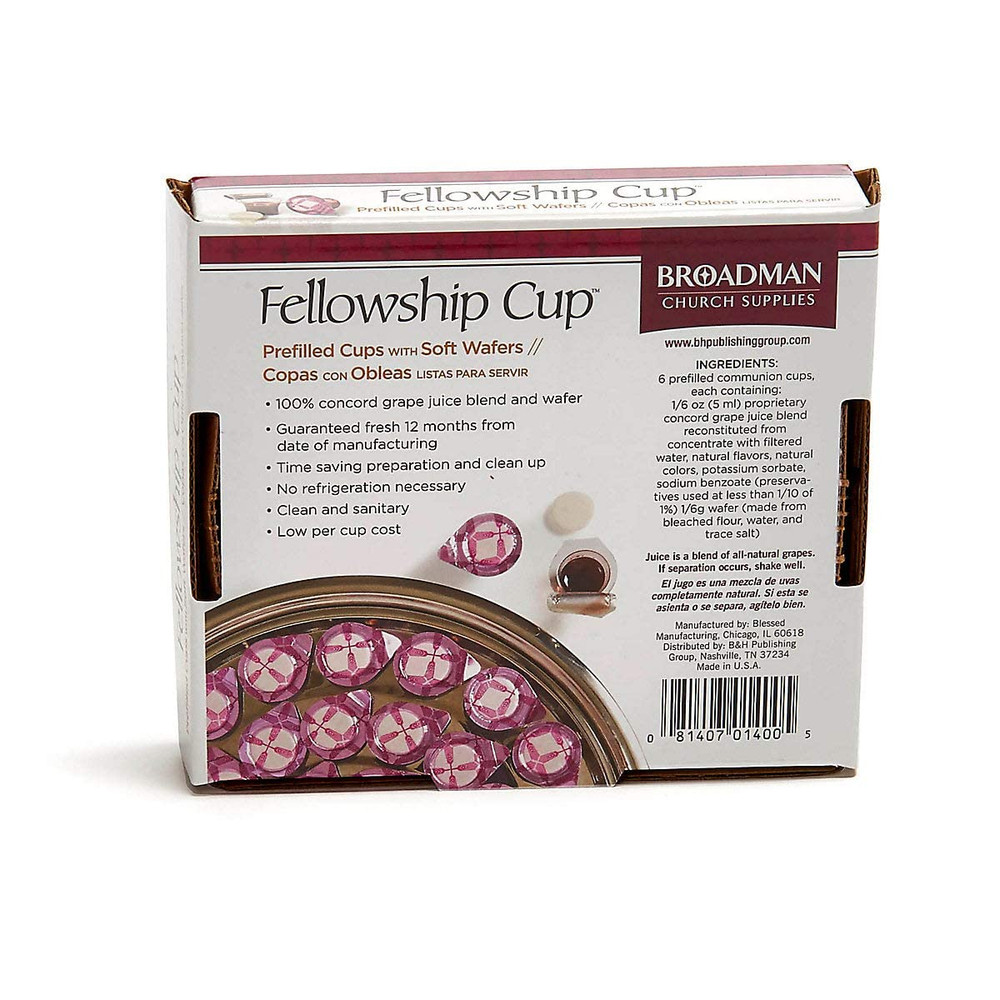 Pre-Filled Communion Cups with Wafer Set, 6 Count