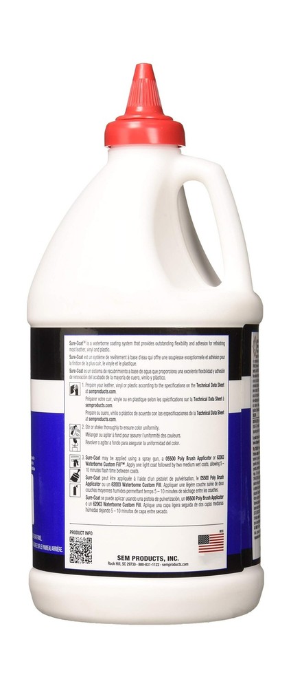 SEM 16545 White Sure-Coat - 0.5 Gallon