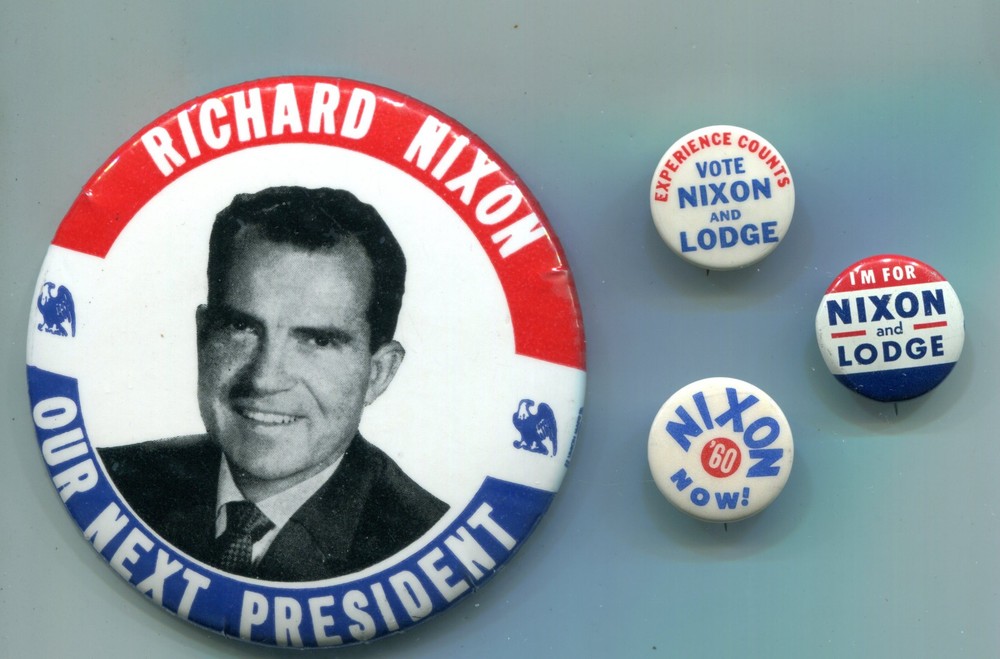 4 Nixon, Nixon Lodge Pinback Buttons