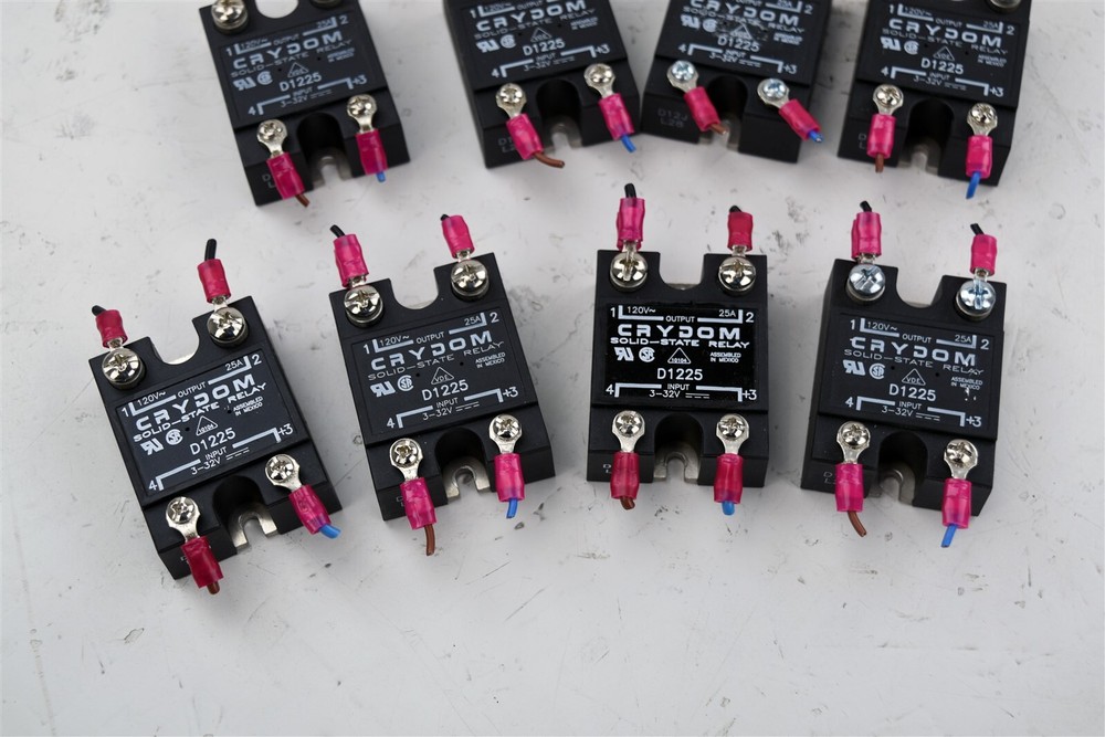 Lot of 12: Crydom Solid-State Relay D1225