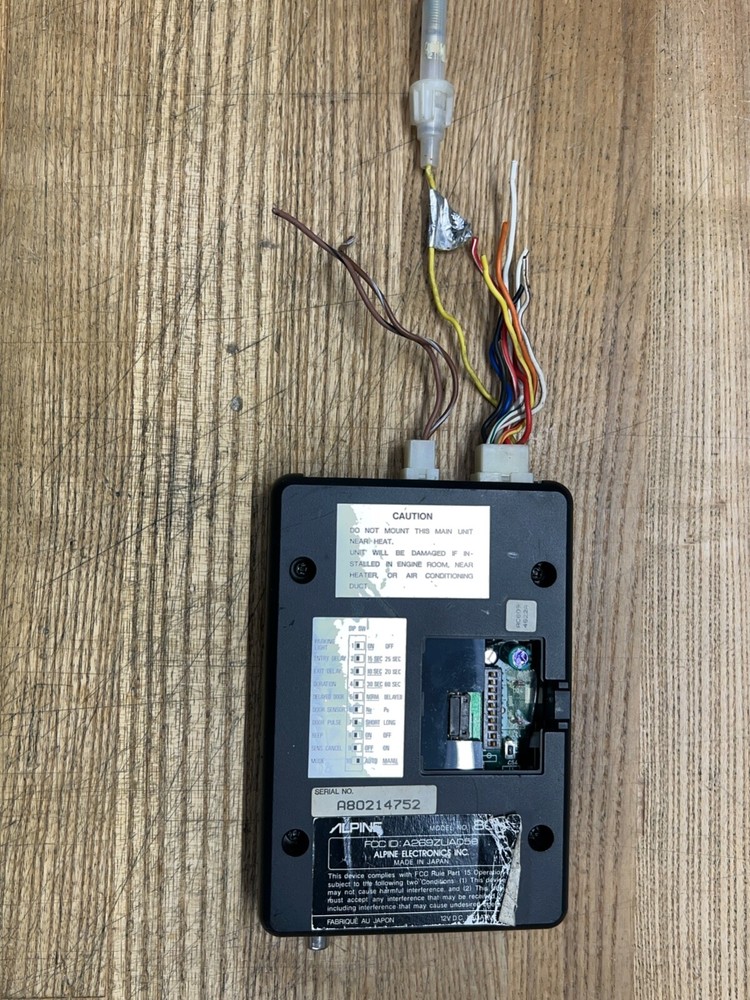 Alpine 8010 Security System Brain and Harness