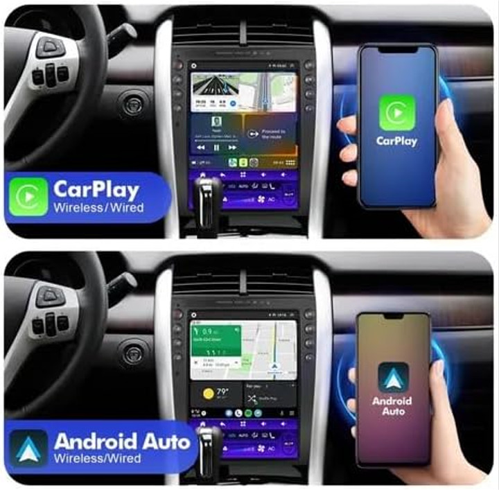 Stereo For Ford Edge 2011-2014 Android 13 Auto Carplay