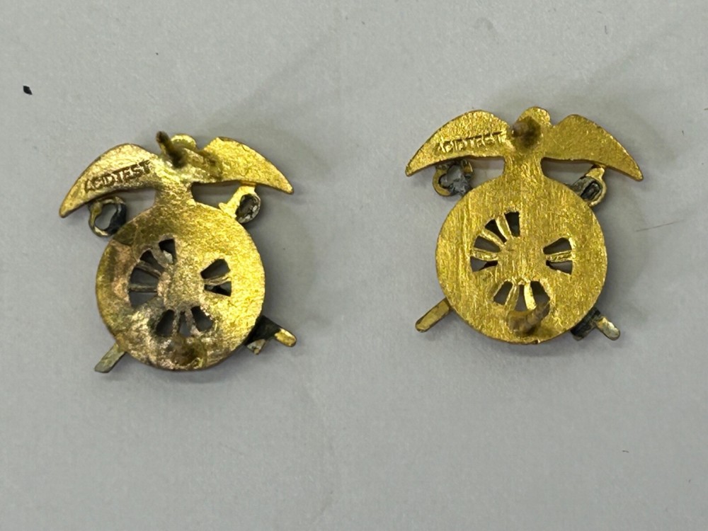 US Army Quartermaster Officer Collar Pins