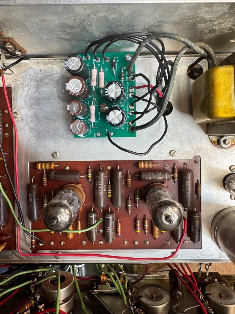 DYNACO PAS 2 PAS 3 capacitors power supply board bare