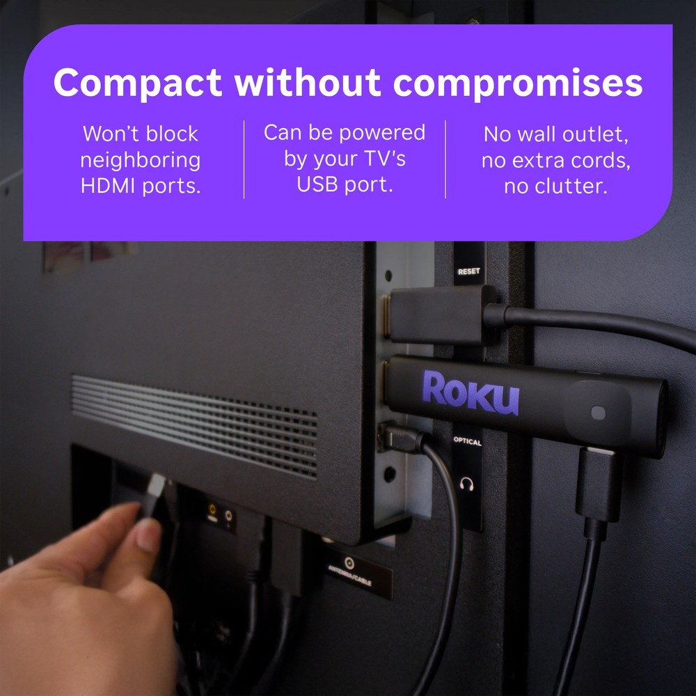 Streaming Stick HD Roku Device Voice Remote