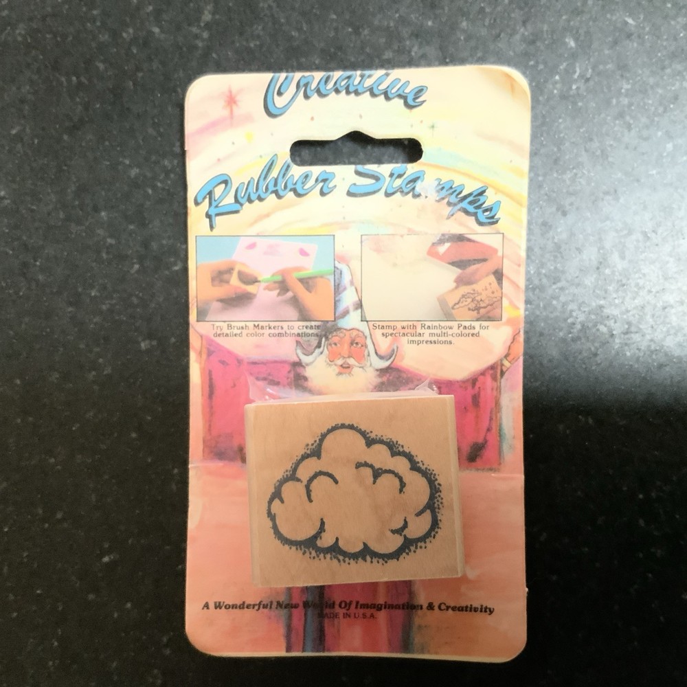 Cloud Rubber Stamp Hampton Art Stamps