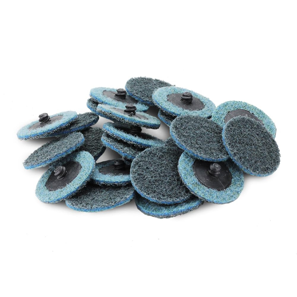 Surface Conditioning Quick Change Discs, 2" Blue (Fine) Prep Pad - 25 Pack