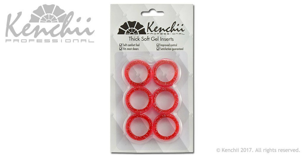 Kenchii Extra Soft Premium Quality Shear Finger Ring Inserts Thick Choose Color